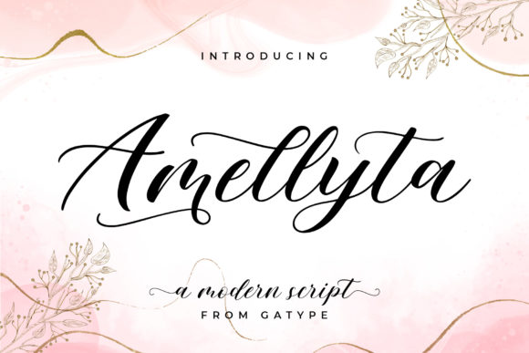 Amellyta Script Font for Small Business Branding