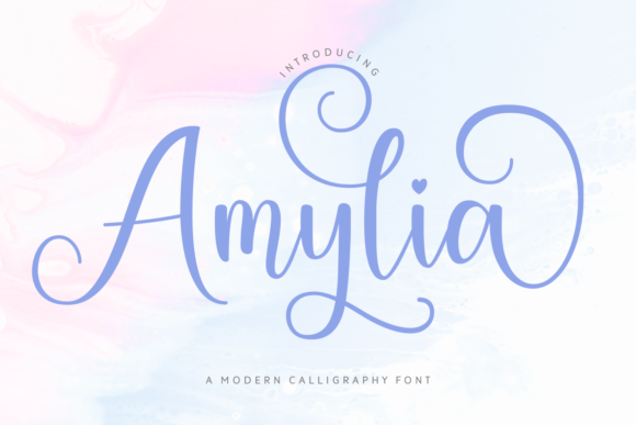 Amylia: A Modern Calligraphy Font for Handmade Charm