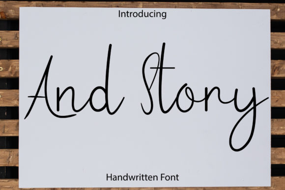 And Story: A Refined Script Font for Digital Branding