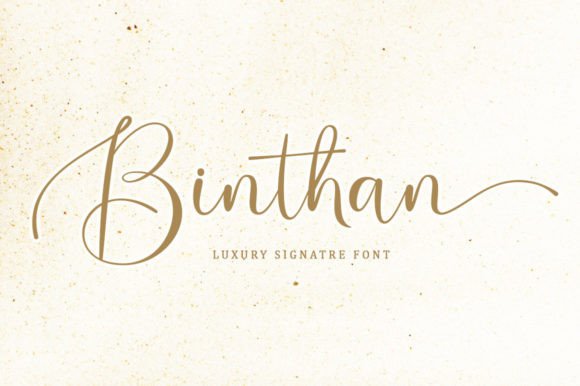 Binthan: A Handwritten Font That Makes Your Brand Feel Thoughtfully Crafted