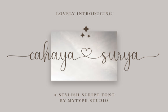 Cahaya Surya: A Script Font Built for Digital Elegance