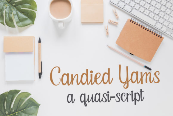 Candied Yams: A Playful Handwritten Font for Digital Branding