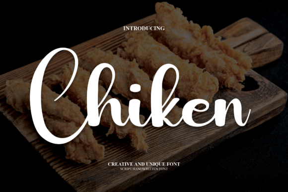 Chiken: A Handwritten Font That Feels Human on Every Screen