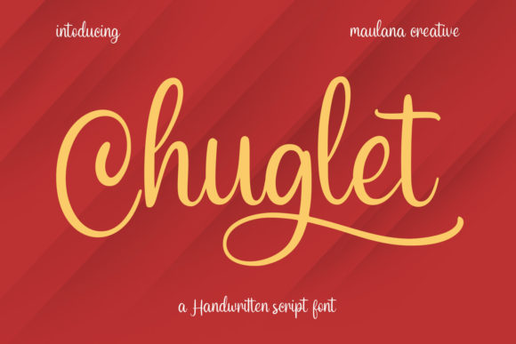 Chuglet: A Stylish Script Font for Small Business Branding