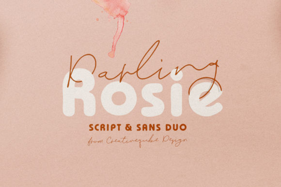 Darling Rosie: A Script Font That Earns Its Place in Real Campaigns