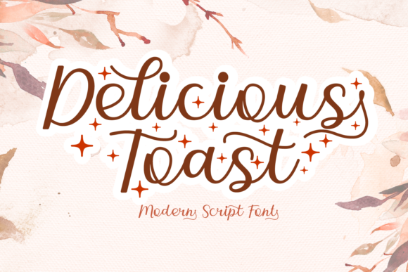 Delicious Toast: A Modern Script Font for Digital Branding
