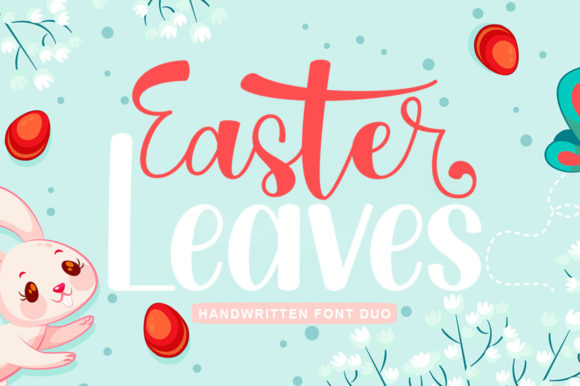 Easter Leaves: A Modern Script Font for Editorial Design