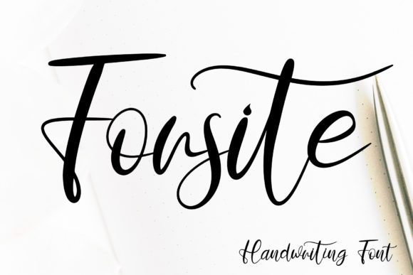 Forsite: A Chic Script Font That Earns Its Place in Real Campaigns