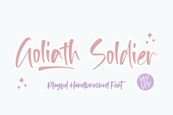 Goliath Soldier: A Strategic Script Font for Scroll-Stopping Campaigns
