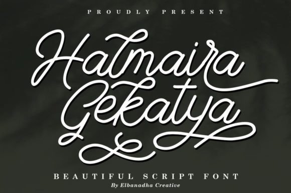 Halmaira Gekatya: A Refined Handwritten Typeface for Thoughtful Branding
