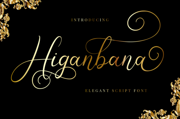 Higanbana: A Beautiful Script Font for Digital Design