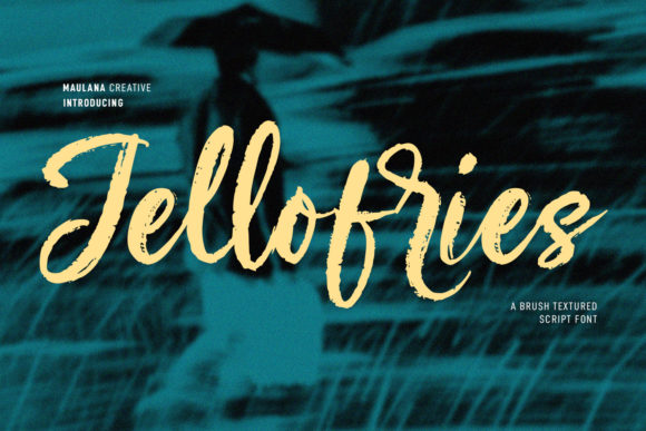 Jellofries: A Bold Script Font for Digital Brand Moments