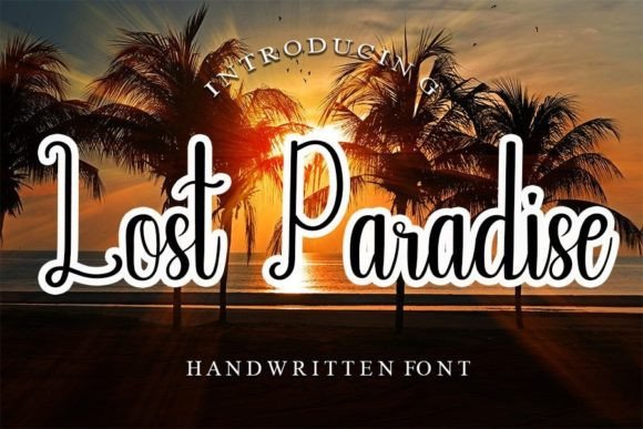 Lost Paradise: A Delicate Handwritten Font for Digital Charm