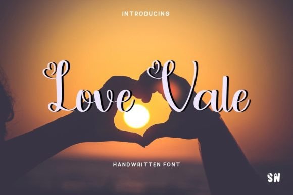 Love Vale Handwritten Font for Crafters & Sellers