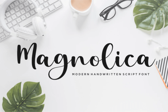 Magnolica: A Romantic Handwritten Font for Makers
