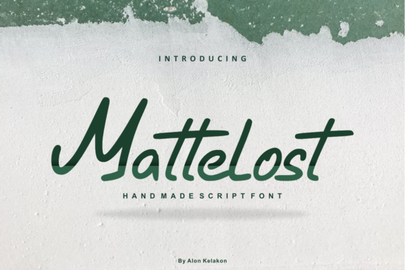 Mattelost: A Handwritten Font That Feels Like a Thoughtful Signature