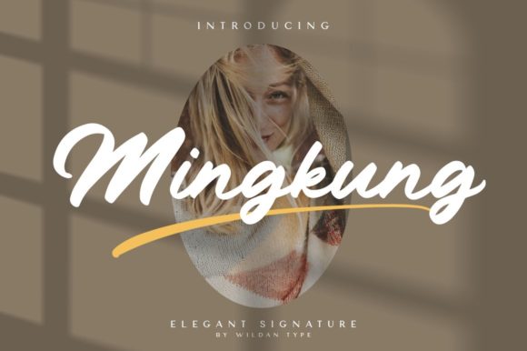 Mingkung: A Clean, Modern Script Font for Real Business Branding