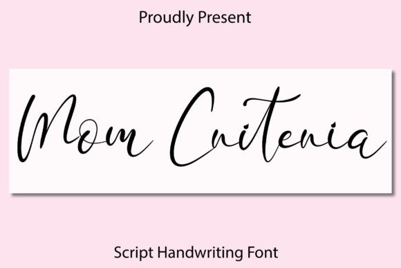 Mom Criteria: A Script Font That Makes Your Brand Feel Thoughtfully Human
