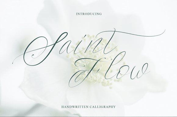 Saint Flow: A Stylish Handwritten Font for Crafters & Sellers