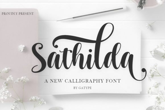 Sathilda: A Modern Script Typeface for Digital Branding