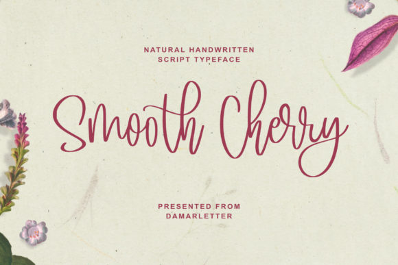Smooth Cherry: A Refined Script Font for Thoughtful Branding