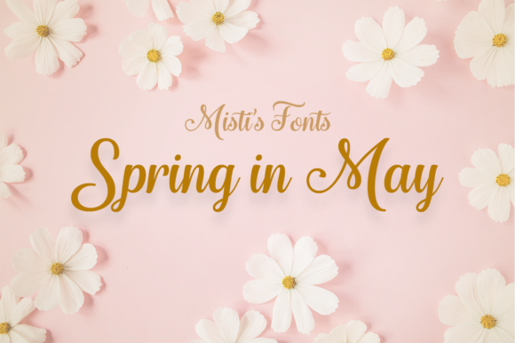 Spring in May: A Delicate Script Typeface for Digital Elegance
