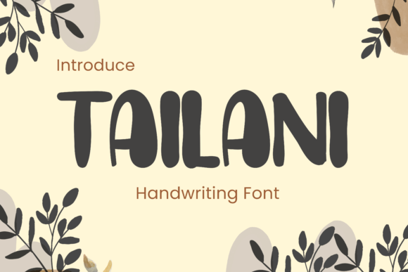 Tailani Handwritten Font for Crafters & Sellers
