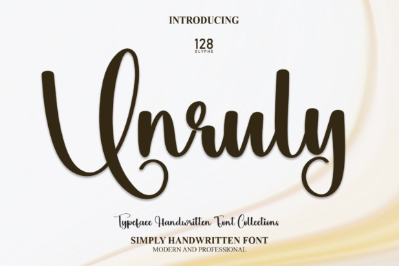 Unruly: A Handwritten Script Font for Bold Digital Identity