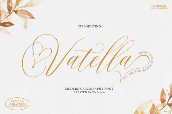 Vatella: A Vintage Script Font That Elevates Your Brand