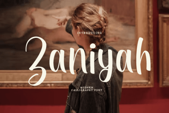 Zaniyah: A Modern Handwritten Font That Elevates Real Branding